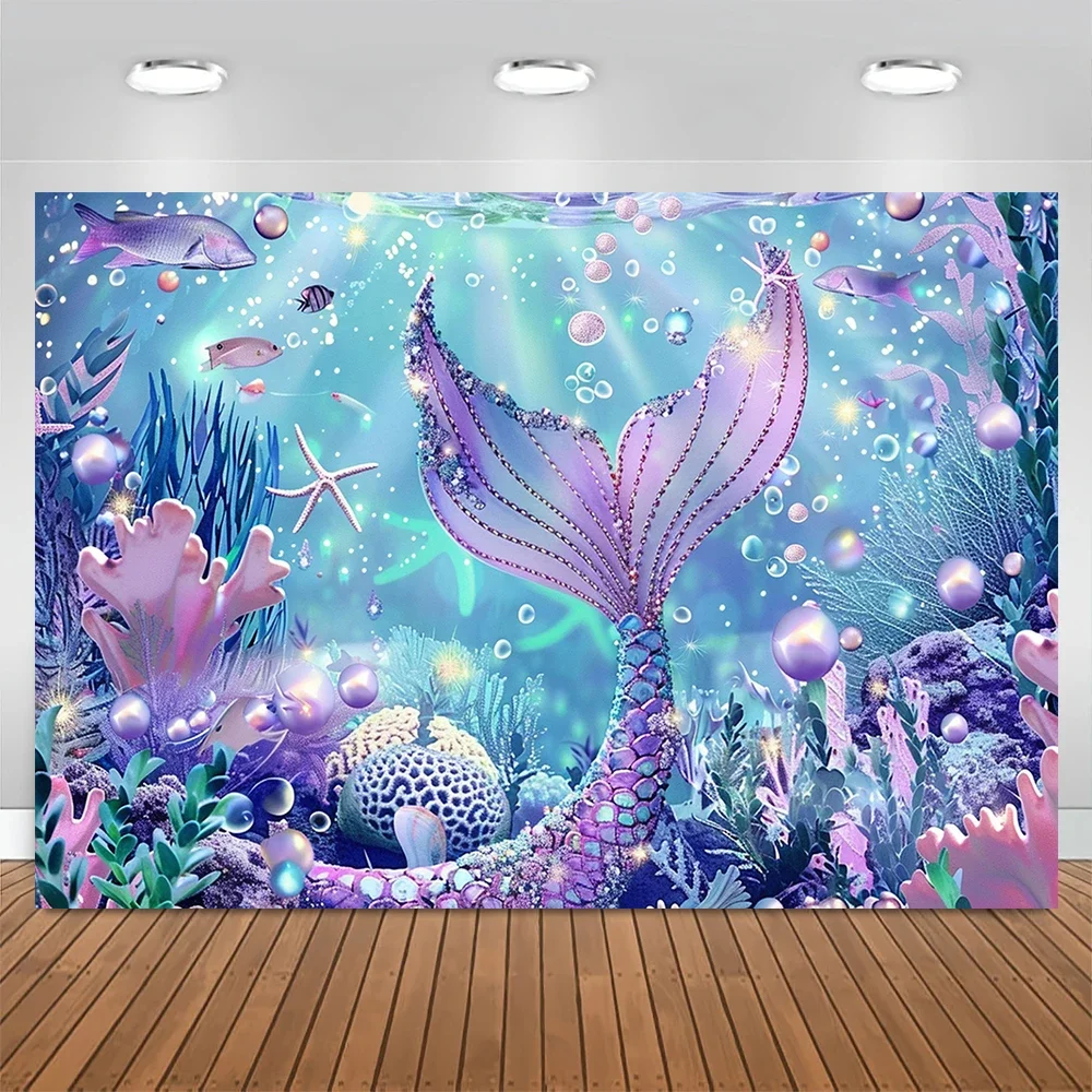 Photography Sport - Mermaid Under The Sea Theme Birthday