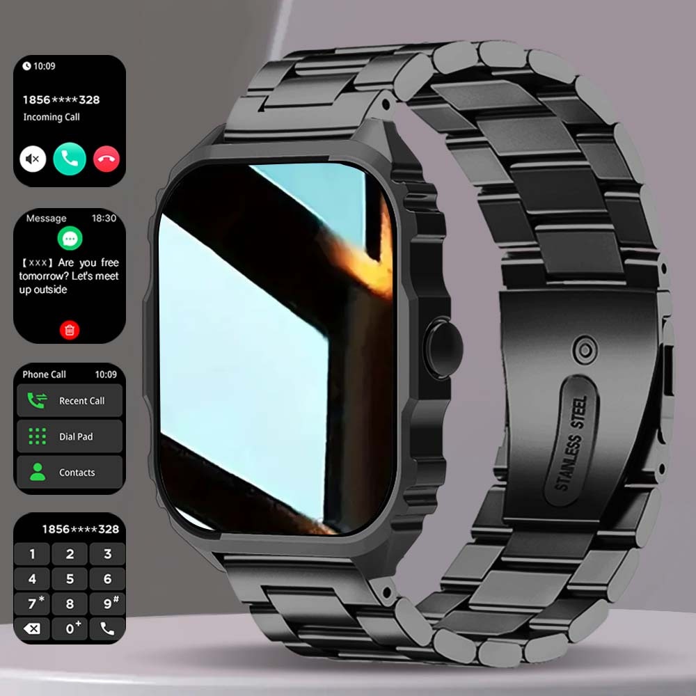 Photography Sport - Smart Watch，1.84-Inch Large Square Screen, with