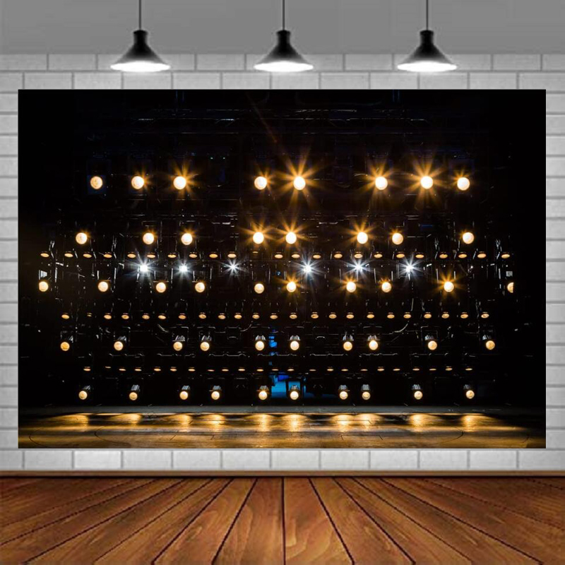 Photography Yellow Light - Stage Photography Backdrop Yellow Light Photo