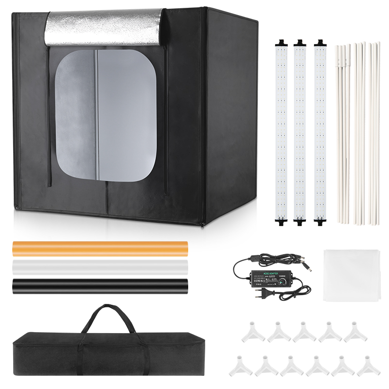 Photography Yellow Light - Light Box 80*80*80cm photography tent with