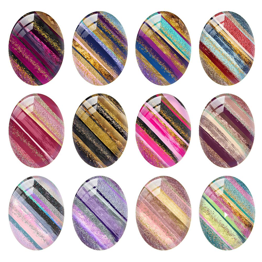 Photography Technique - Random Mixed Round/Oval/Square Oil Painting Brush