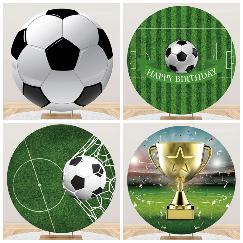 Photography Sport - Round Football Theme Photogrpahy Background Elastic