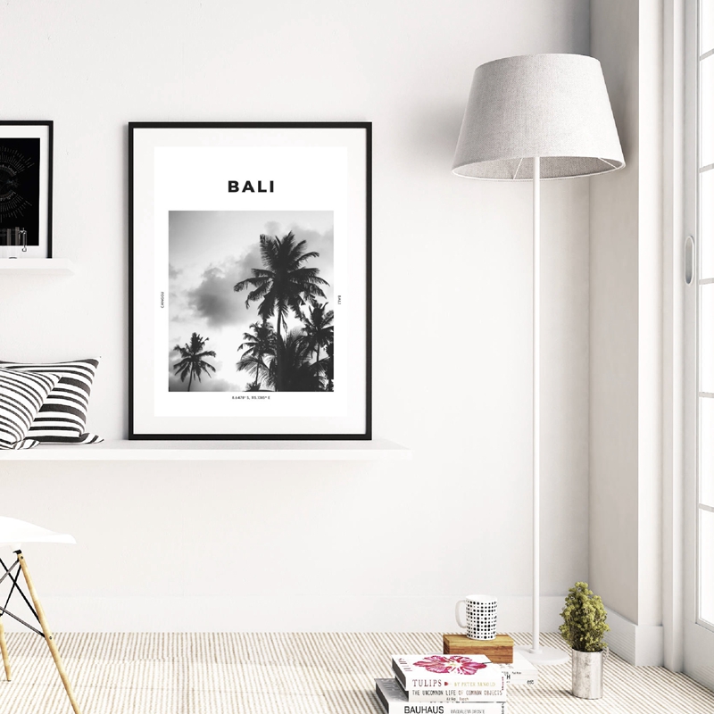 Bali Travel Print Black White  - огляд і ціна Photography Bali