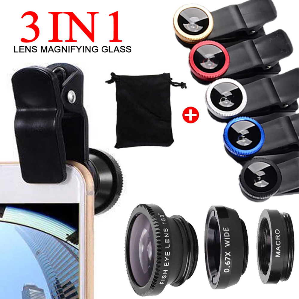 Universal 3 in 1 Fish Eye Lens - огляд і ціна Photography Xiaomi