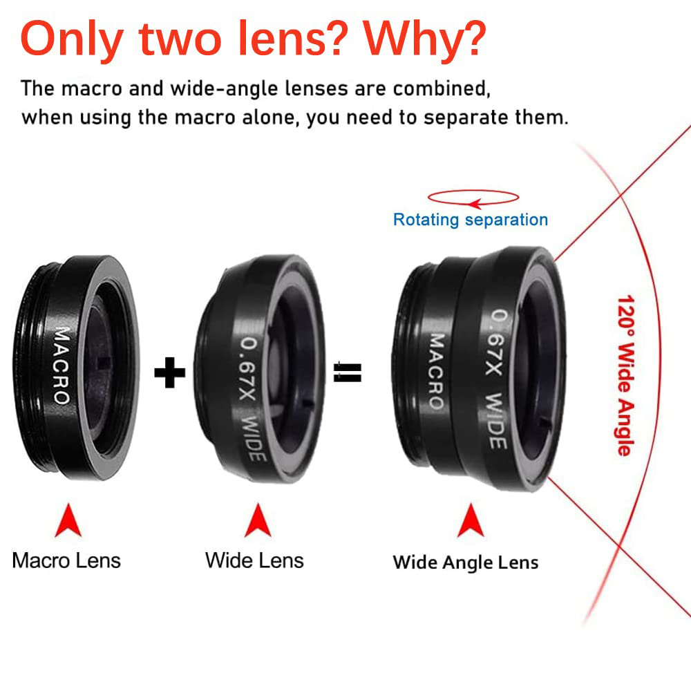 Universal 3 in 1 Fish Eye Lens - огляд і ціна Photography Xiaomi