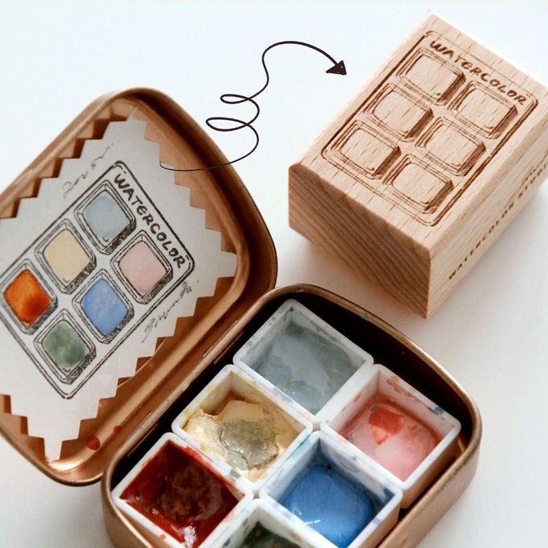 6 Grid Watercolor Color Card W - огляд і ціна Color Checker Card
