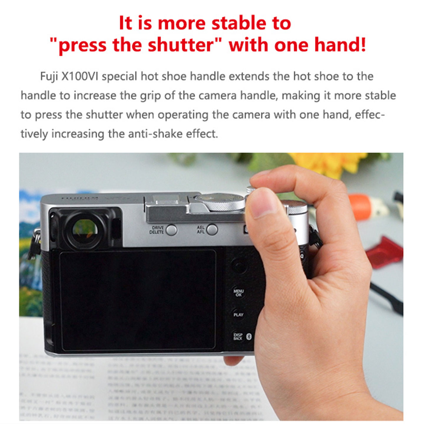 for Fujifilm X100Vi Handle Gri - огляд і ціна Fujifilm Camera X100Vi