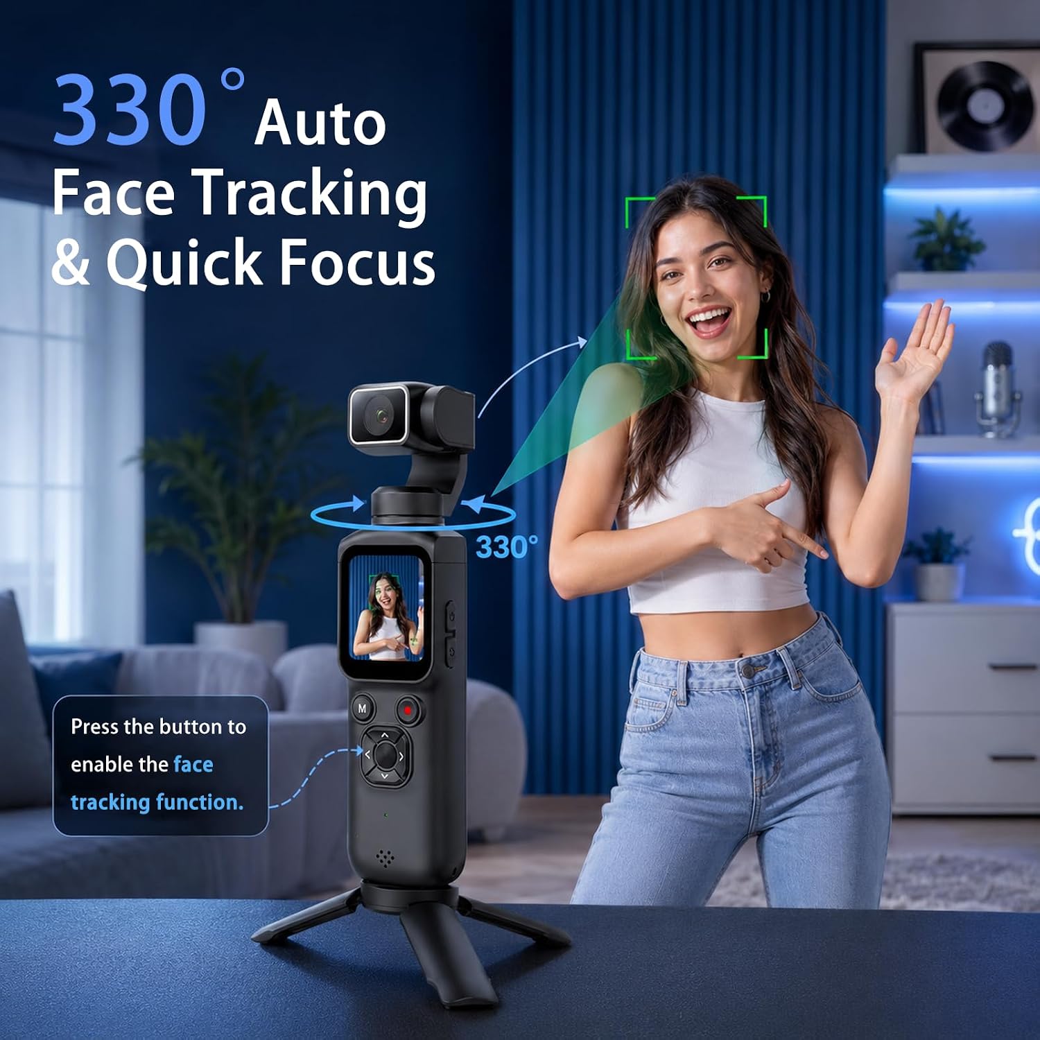 4K Handheld Gimbal Vlogging Ca - огляд і ціна Photography Grid