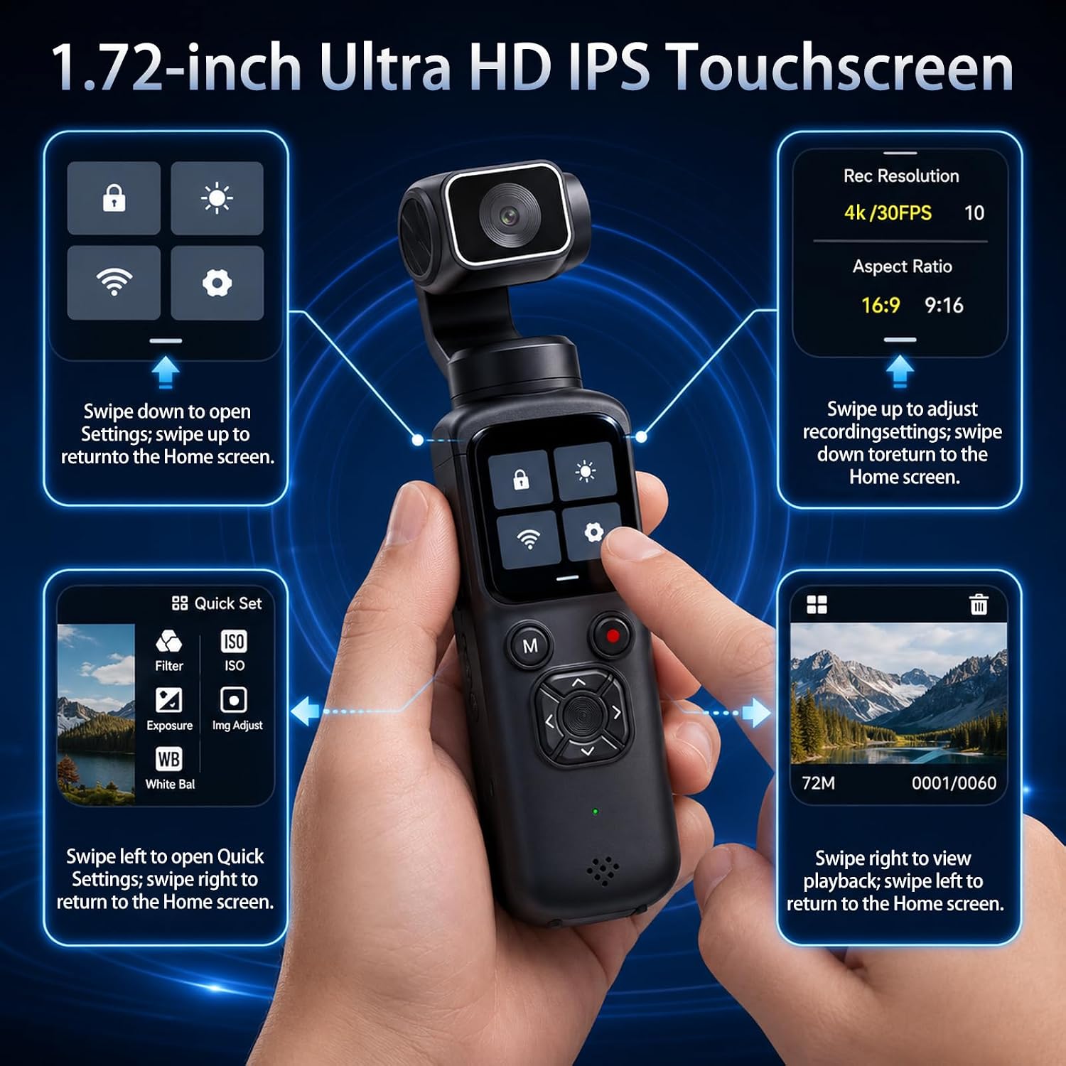 4K Handheld Gimbal Vlogging Ca - огляд і ціна Photography Grid