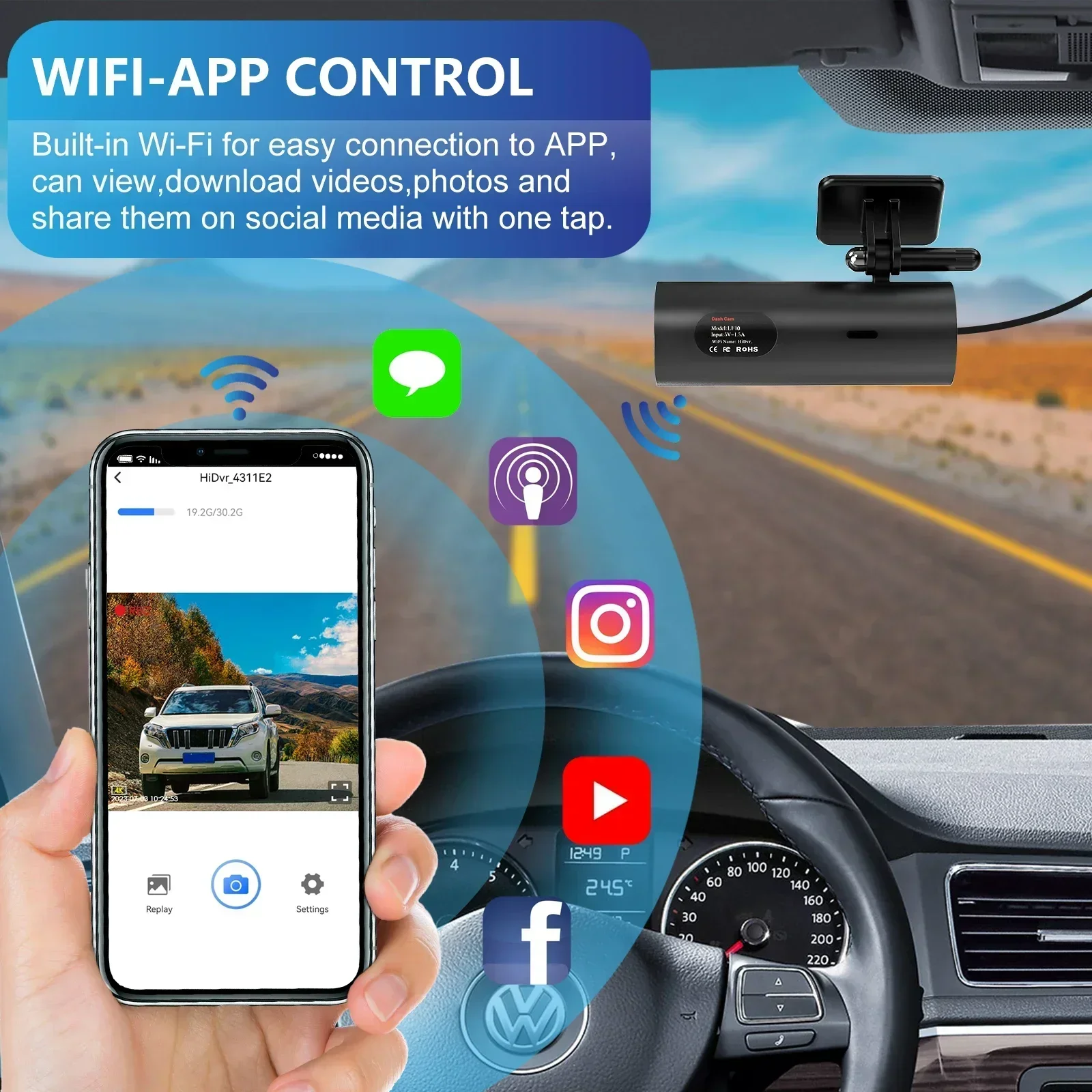 2K Car Dash Cam DVR Recorder A - огляд і ціна Xiaomi Photography Kit