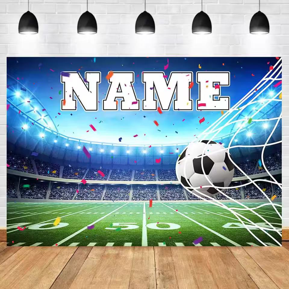 Football Backdrop Customize Na - огляд і ціна Photography Sport