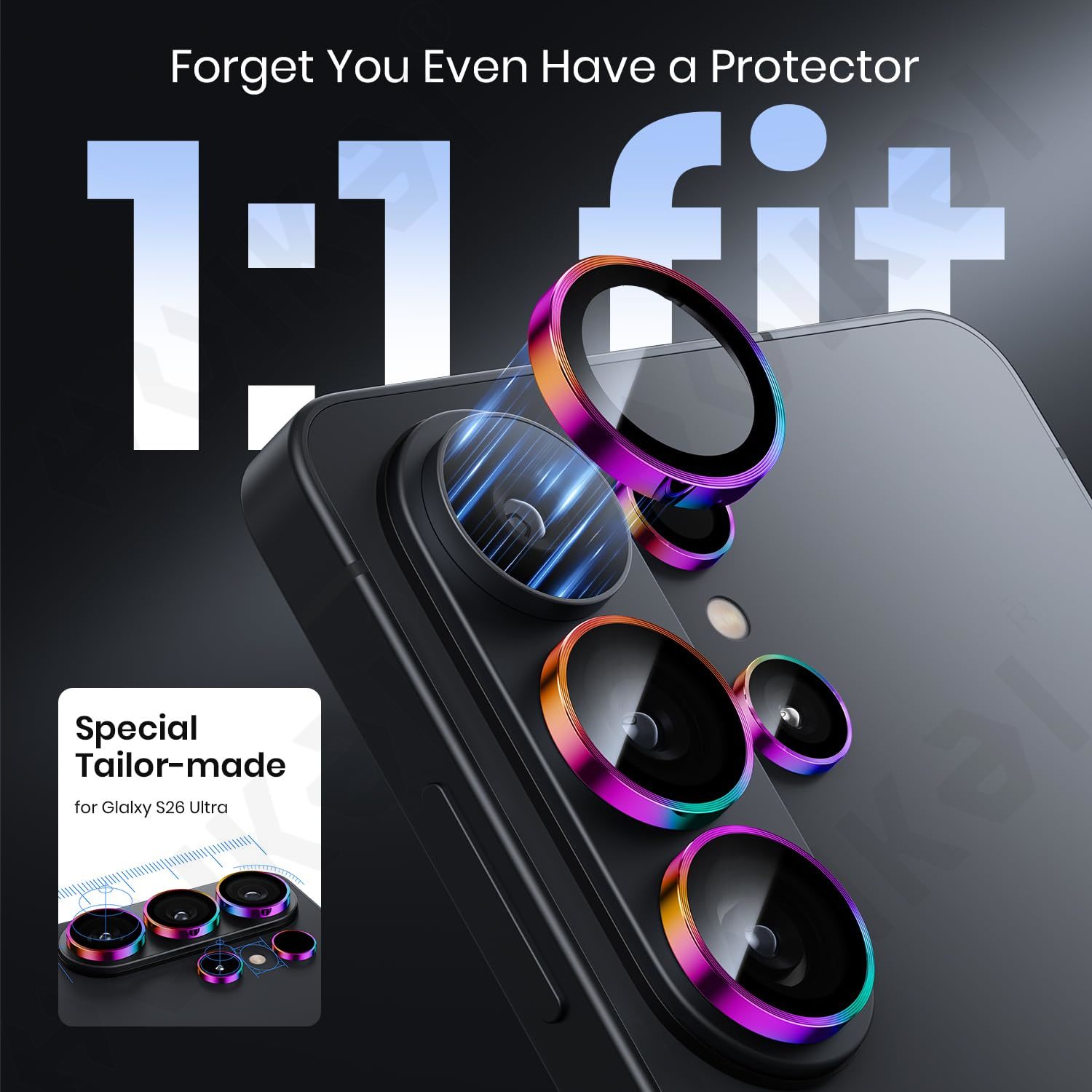 2 Set Gradient Camera Lens Pro - огляд і ціна Photography Kit Samsung S26 Ultra