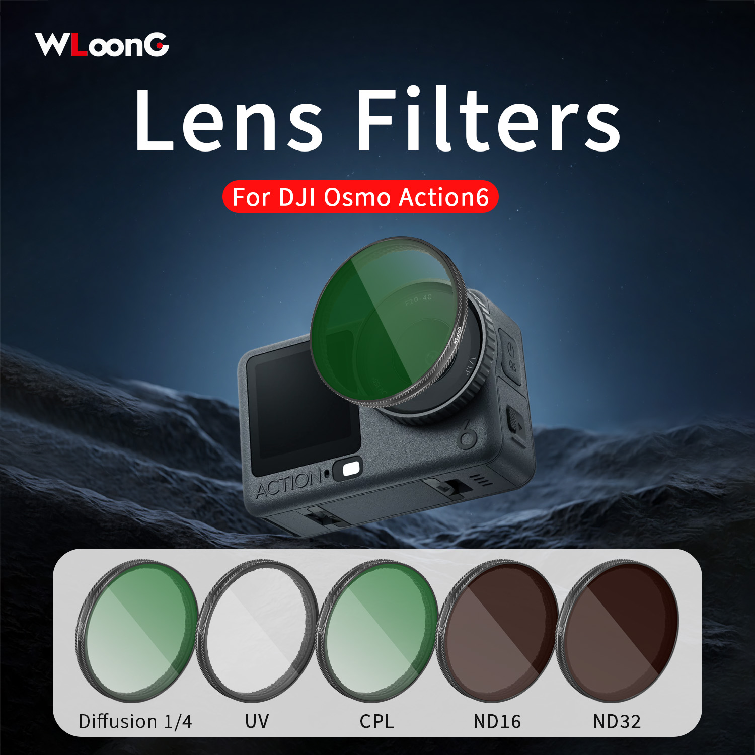 for DJI Osmo Action 6 Len Filt - огляд і ціна Photography Sport