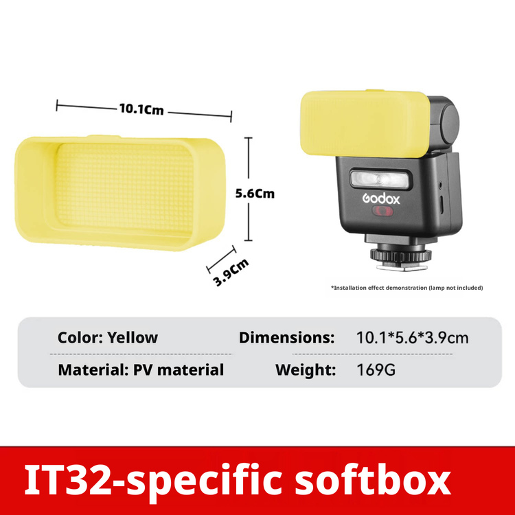 Diffuser for Godox iT32 Mini F - огляд і ціна Photography Yellow Light