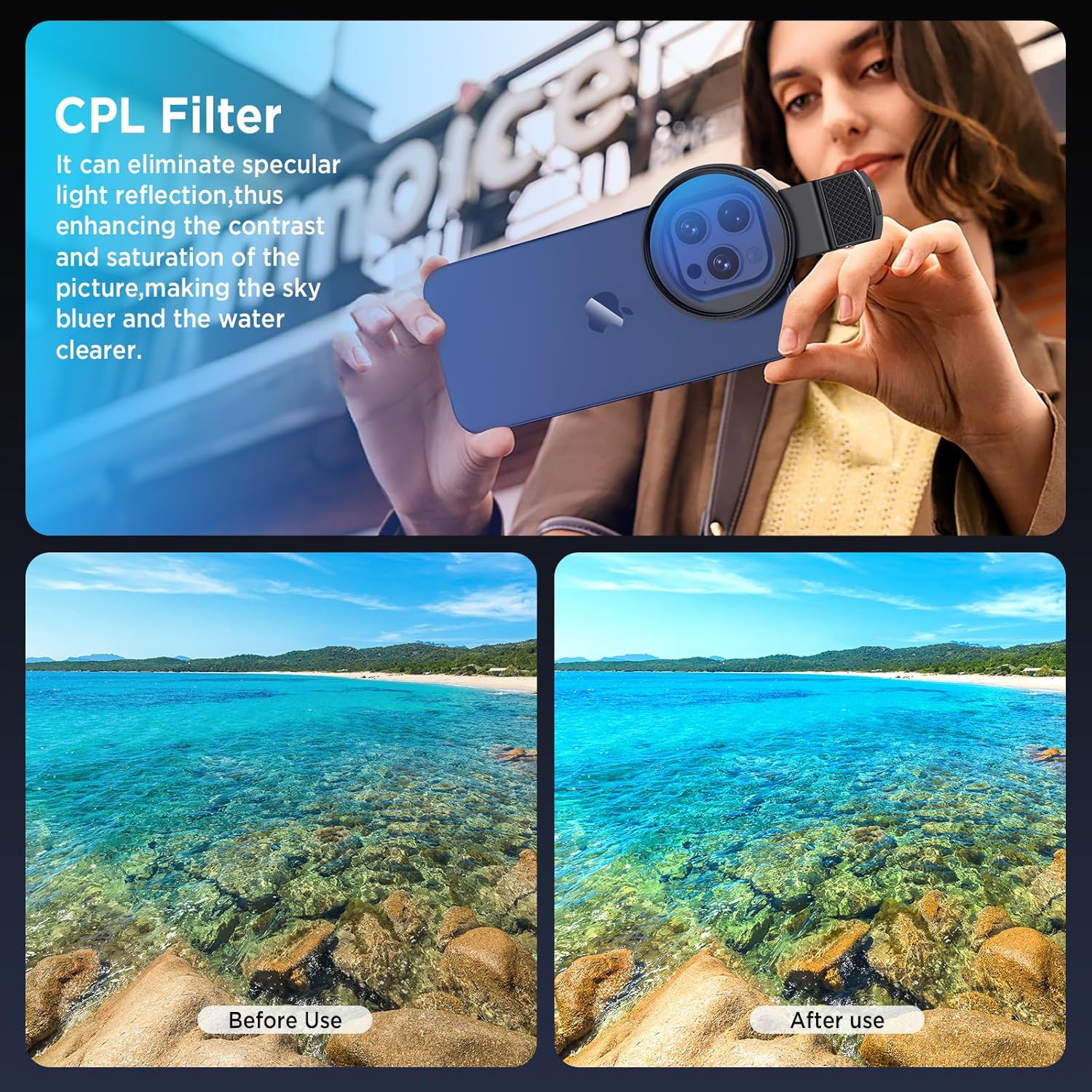 52MM Circular Universal Portab - огляд і ціна Photography Xiaomi