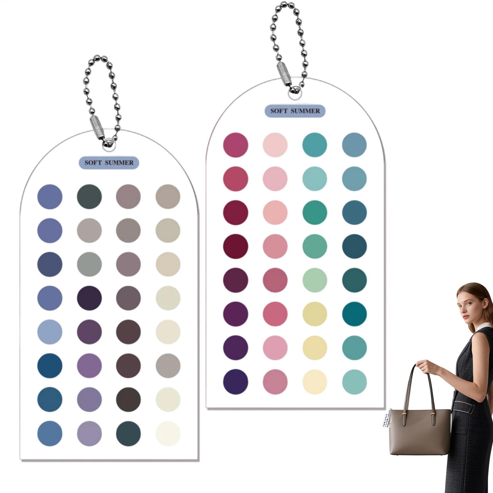 2Pcs Soft Summer Color Cards C - огляд і ціна Color Checker Card