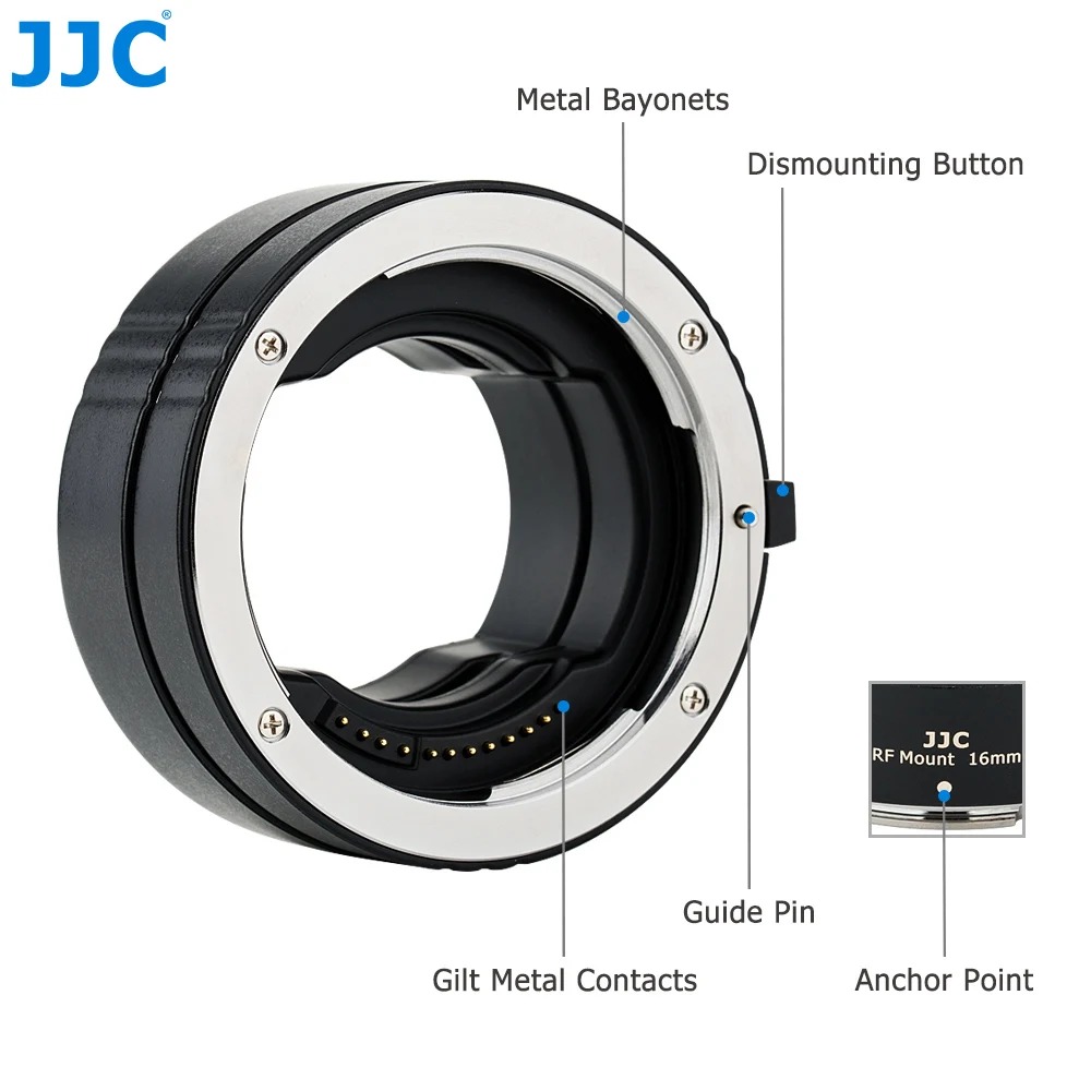 JJC RF Mount Auto Focus Macro  - огляд і ціна Macro Extension Tube