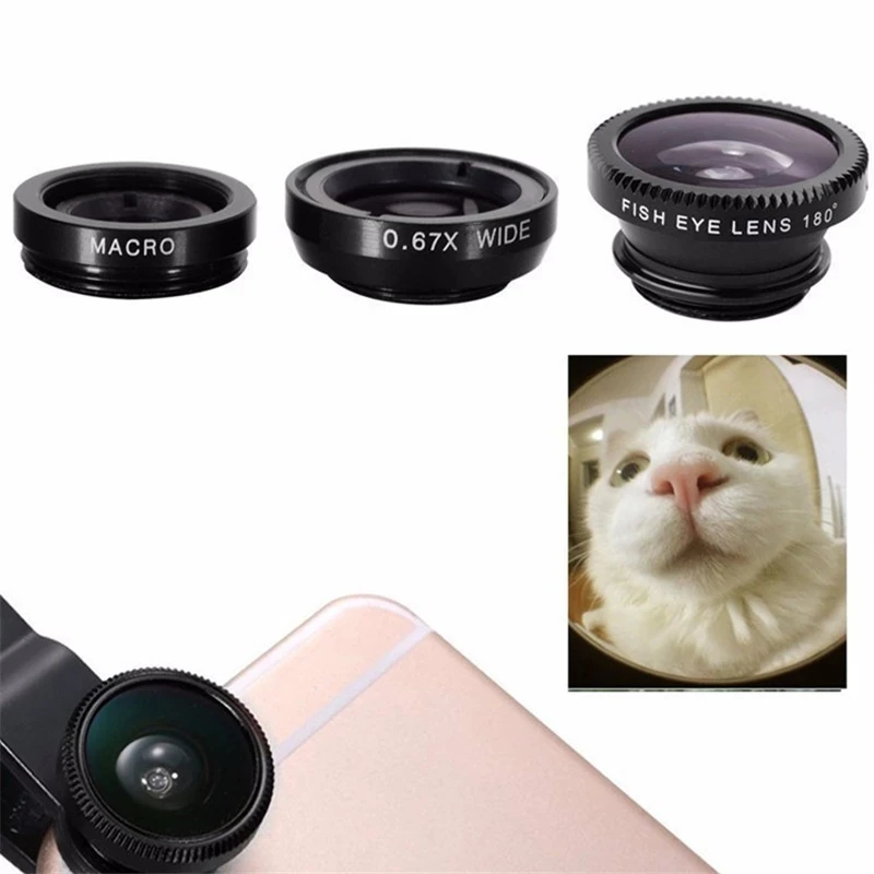 3in1 Fisheye Wide Angle Micro  - огляд і ціна Photography Xiaomi