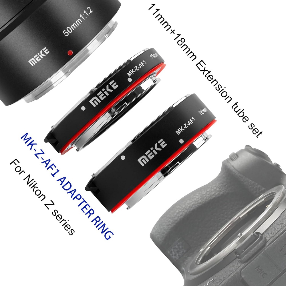 Meike MK-Z-AF1 Metal Auto Focu - огляд і ціна Macro Extension Tube